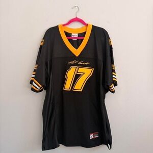 Y2K BLACK AND YELLOW CHASE AUTHENTICS MATT KENSETH RACING JERSEY